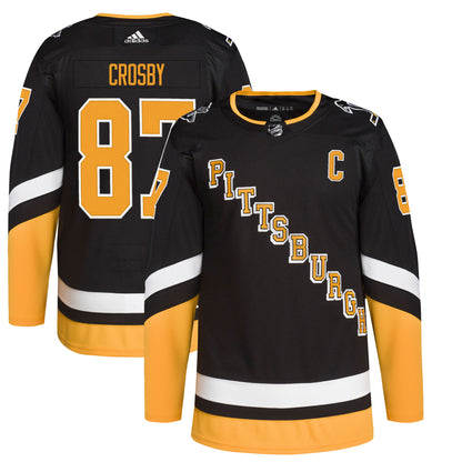 Sidney Crosby Pittsburgh Penguins 2021/22 Alternate Primegreen Authentic Pro Player Jersey - Black