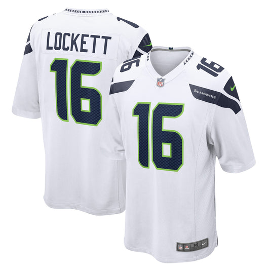 Tyler Lockett Seattle Seahawks Game Jersey - White