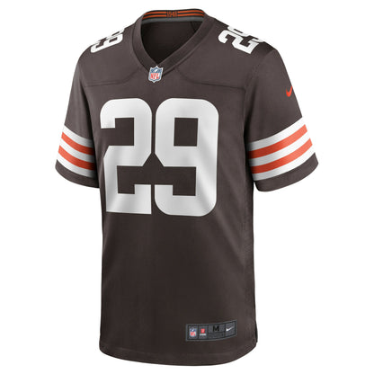 Sheldrick Redwine Cleveland Browns Game Jersey - Brown