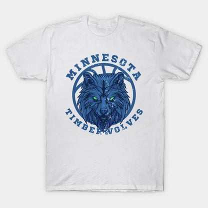 Minnesota Timberwolves Retro Fanart T-Shirt