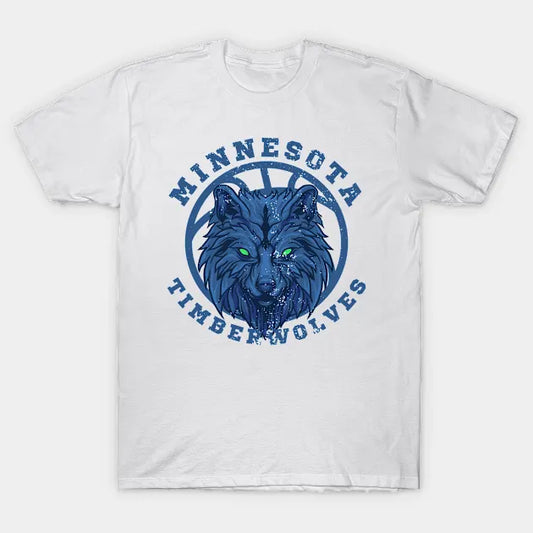 Minnesota Timberwolves Retro Fanart T-Shirt
