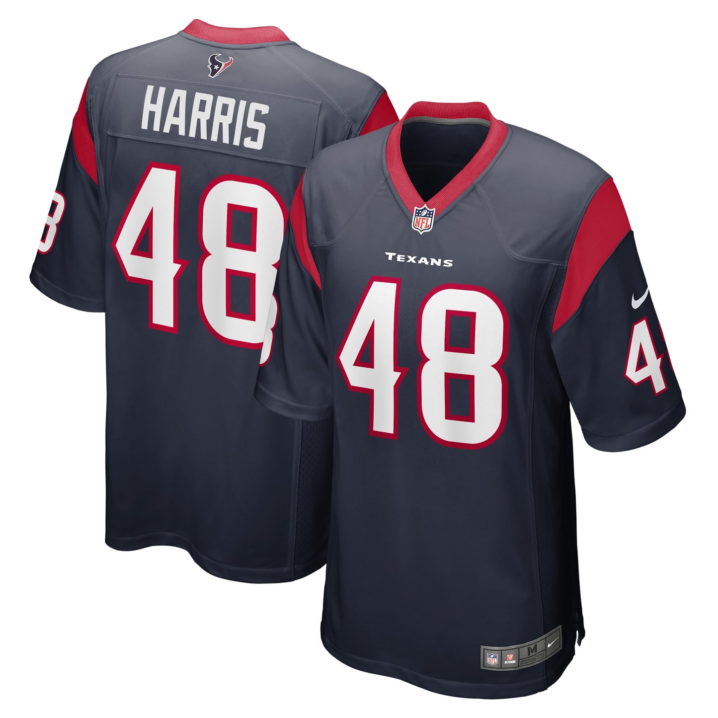 Christian Harris Houston Texans Game Player Jersey - Navy