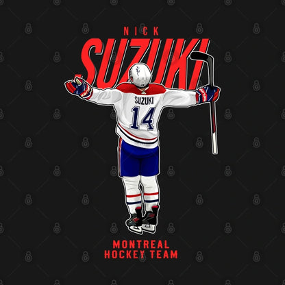 Nick Suzuki #14 Montreal Hockey Team T-Shirt