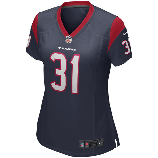 David Johnson Houston Texans Women's Game Player Jersey - Navy