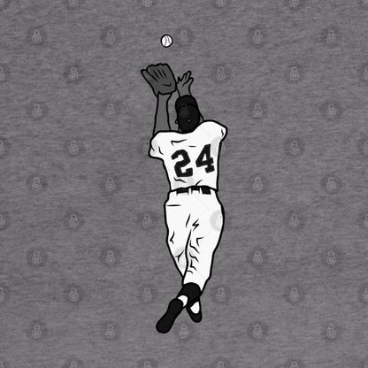 Willie Mays 'The Catch' (Black And White) Hoodie