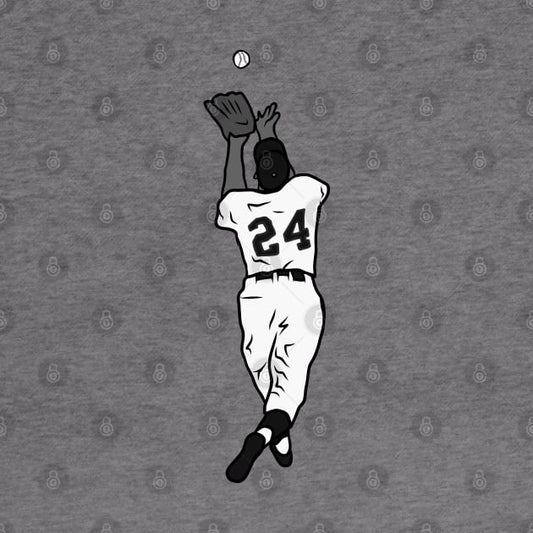 Willie Mays 'The Catch' (Black And White) Hoodie