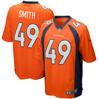 Dennis Smith Denver Broncos Game Retired Player Jersey - Orange