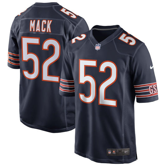 Khalil Mack Chicago Bears Game Jersey - Navy