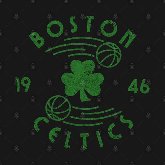 Boston Celtics 1946 - Vintage Style 80S Hoodie