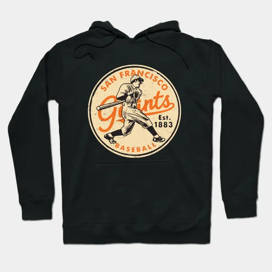 Retro Giants 1 By Buck Tee Hoodie