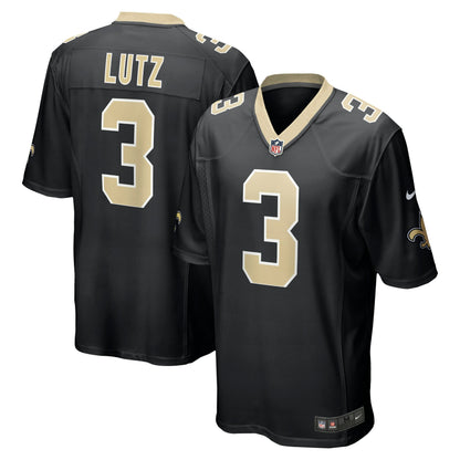 Wil Lutz New Orleans Saints Game Jersey - Black