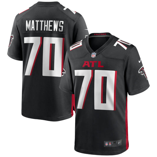 Jake Matthews Atlanta Falcons Game Jersey - Black