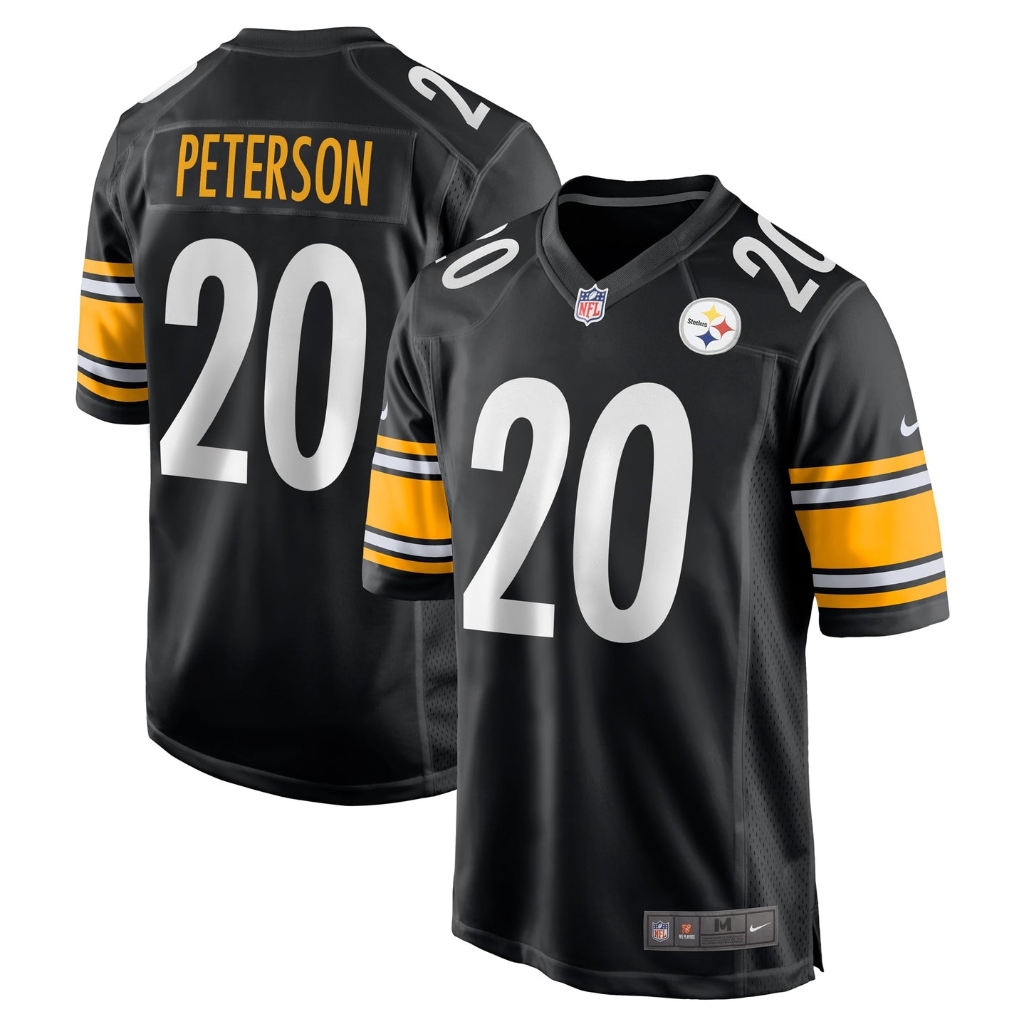 Patrick Peterson Pittsburgh Steelers Game Player Jersey - Black
