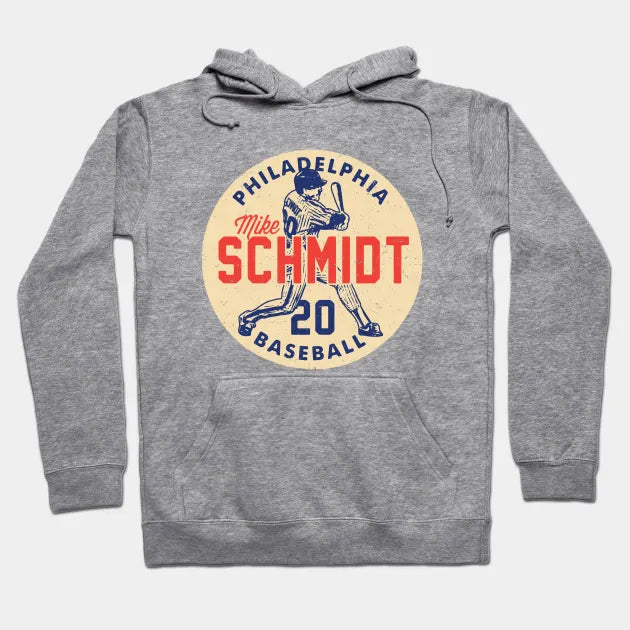 Mike Schmidt Phillies By Buck Tee Hoodie