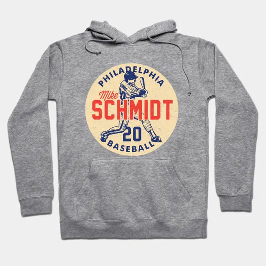Mike Schmidt Phillies By Buck Tee Hoodie
