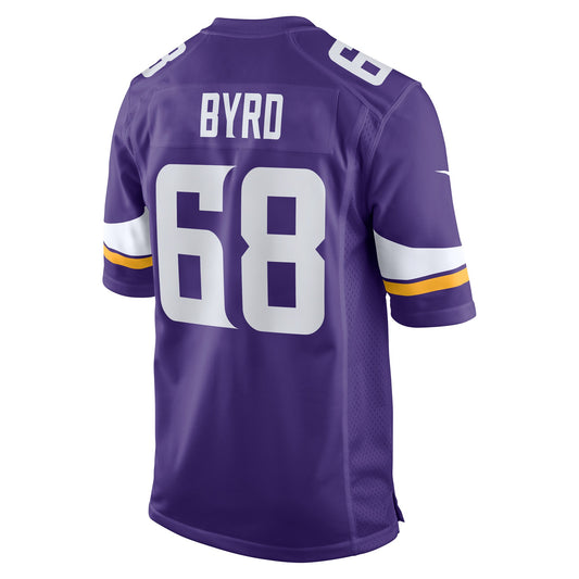 Henry Byrd Minnesota Vikings Team Game Jersey - ?Purple