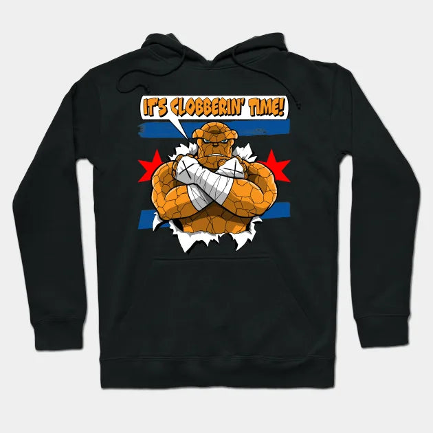 The Thing/Cm Punk Clobberin' Time Hoodie