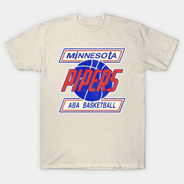 Defunct Minnesota Pipers Basketball Team T-Shirt