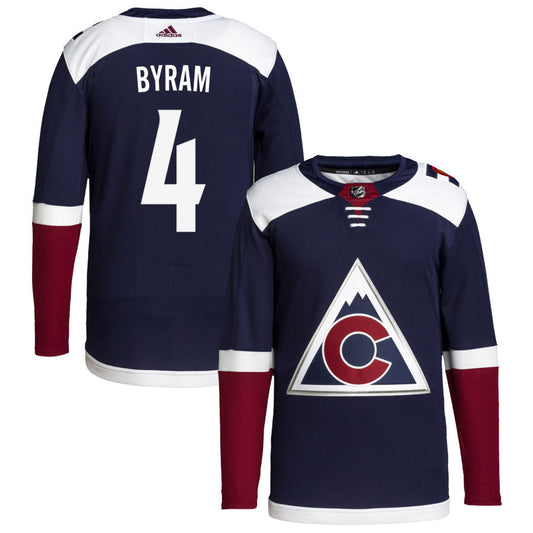 Bowen Byram Colorado Avalanche 2018/19 Alternate Primegreen Authentic Pro Jersey - Navy