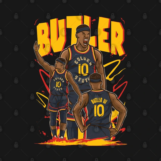 Jimmy Butler Golden State Cartoon T-Shirt