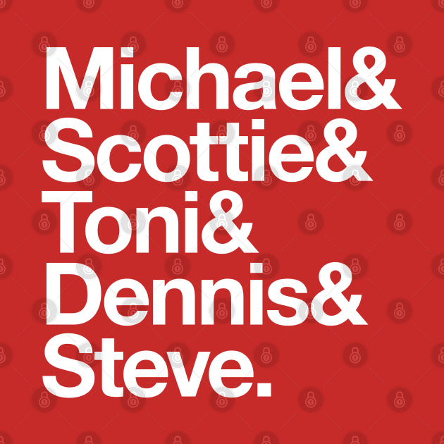 Chicago Bulls 96-97 Names Hoodie