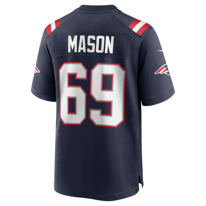 Shaq Mason New England Patriots Game Jersey - Navy