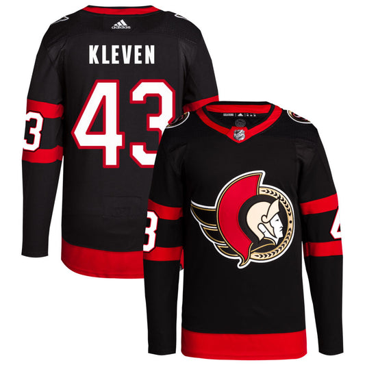 Tyler Kleven Ottawa Senators Home Primegreen Authentic Pro Jersey - Black