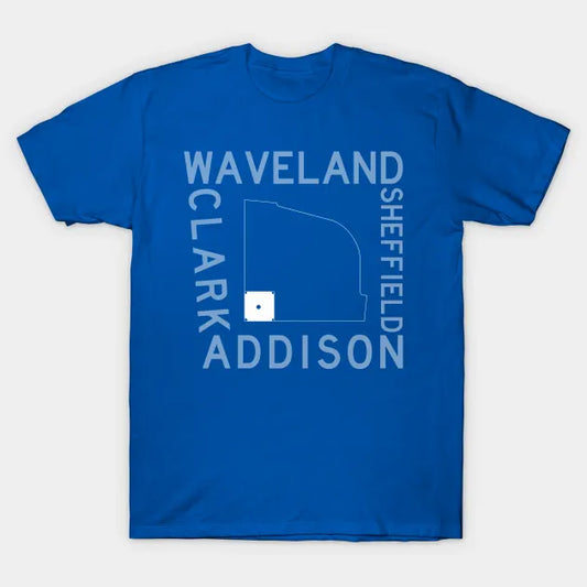 Streets Of Wrigley Field (Chicago Cubs) T-Shirt
