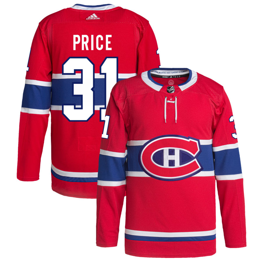 Carey Price Montreal Canadiens Home Primegreen Authentic Pro Jersey - Red