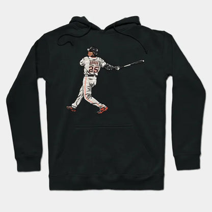 Barry Bonds Cartoon Hoodie