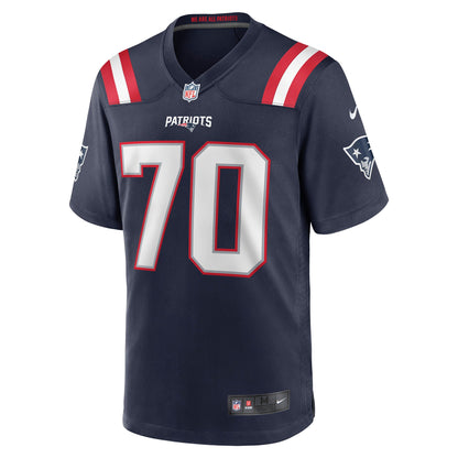 Christian Barmore New England Patriots Game Jersey - Navy