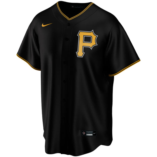 Pittsburgh Pirates Alternate Replica Custom Jersey - Black