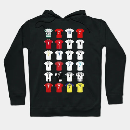 Cristiano Ronaldo Football Shirt Hoodie
