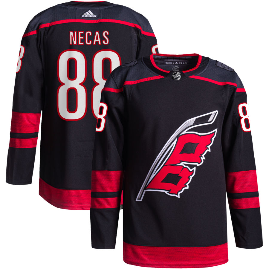 Martin Necas Carolina Hurricanes Alternate Primegreen Authentic Pro Jersey - Black