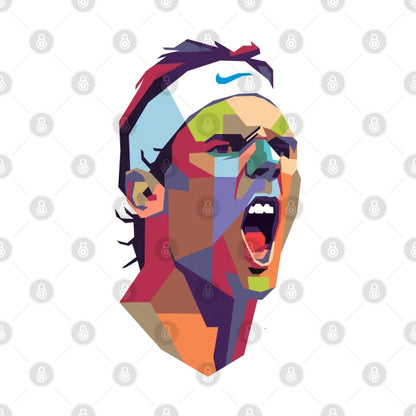 Rafael Nadal Color Portrait T-Shirt