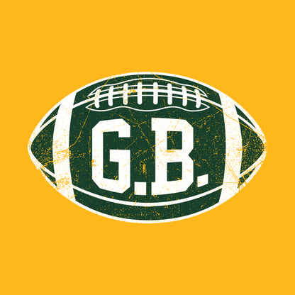 Gb Retro Football - Yellow T-Shirt