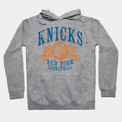 Knicks Vintage Basketball Hoodie