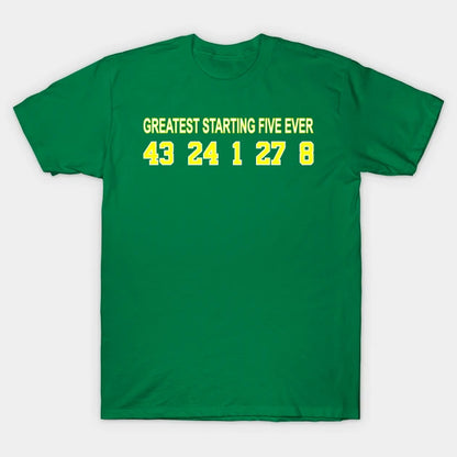 1979 Seattle Sonics Greatest Starting Five T-Shirt