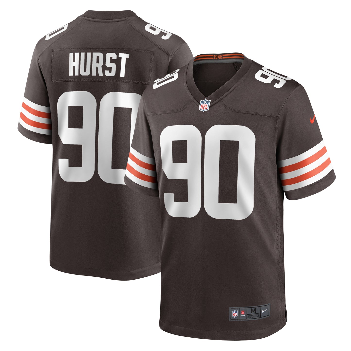 Maurice Hurst Cleveland Browns Game Player Jersey - Brown