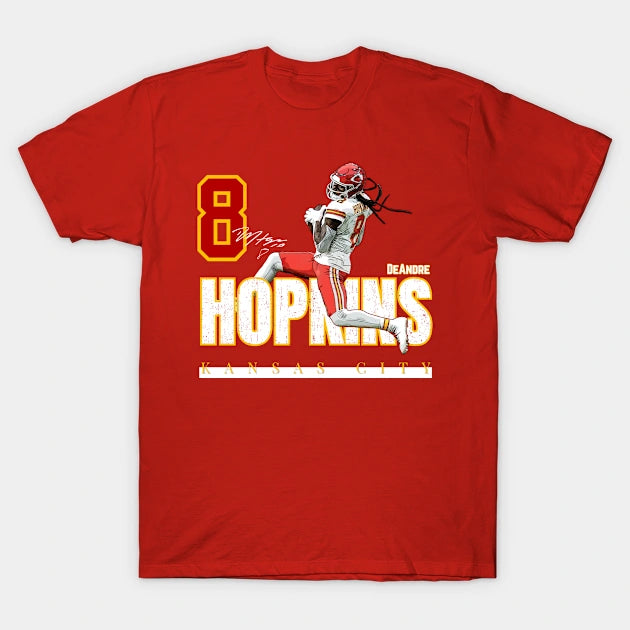 Kansas City Deandre Hopkins #8 Football Cartoon Ktdh001 T-Shirt