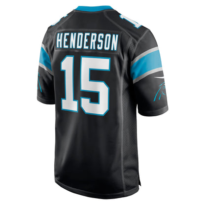 C.J. Henderson Carolina Panthers Game Jersey - Black