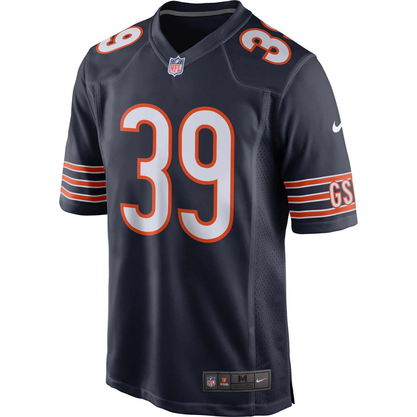 Eddie Jackson Chicago Bears Home Game Jersey - Navy