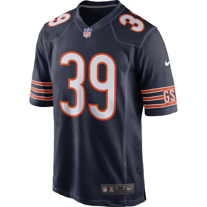 Eddie Jackson Chicago Bears Home Game Jersey - Navy