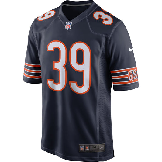 Eddie Jackson Chicago Bears Home Game Jersey - Navy
