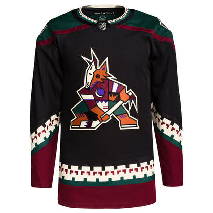 Arizona Coyotes Home Primegreen Authentic Pro Blank Jersey - Black
