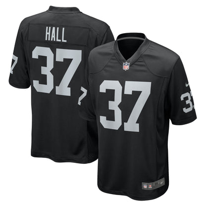 Tyler Hall Las Vegas Raiders Team Game Jersey - ?Black