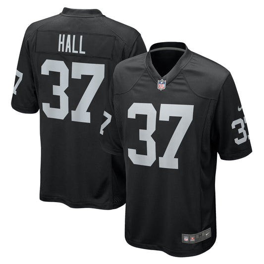 Tyler Hall Las Vegas Raiders Team Game Jersey - ?Black