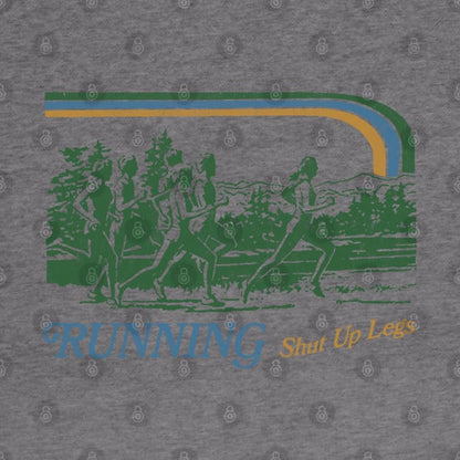 Running - Shut Up Legs / 80S Vintage Style Design Hoodie