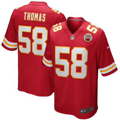 Derrick Thomas Kansas City Chiefs Game Retired Player Jersey - Red