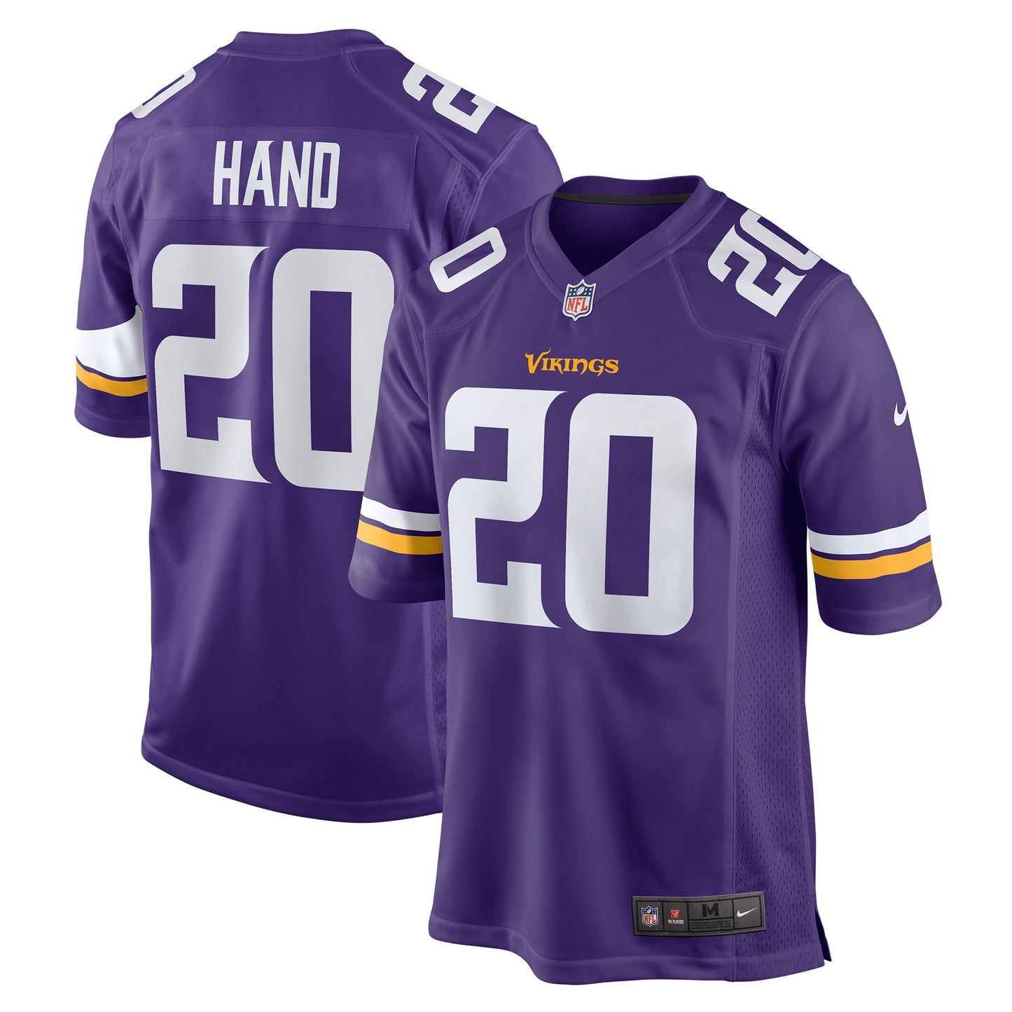 Harrison Hand Minnesota Vikings Player Game Jersey - Purple